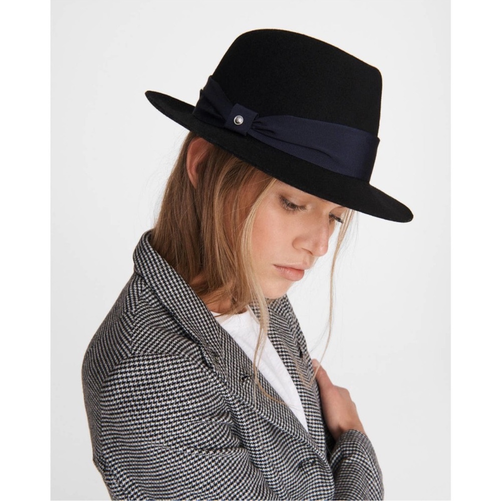 NWT Rag & Bone Trilby Drape Band Hat - Picture 4 of 14